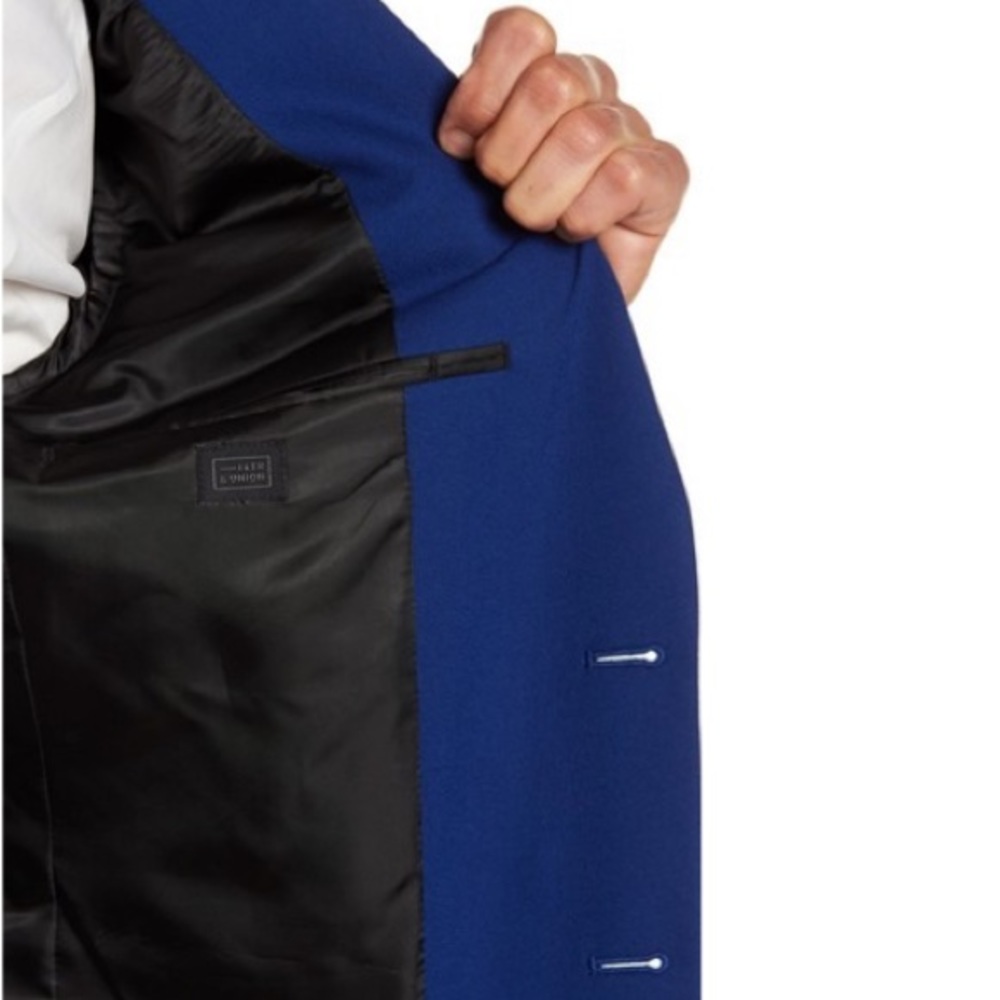 14th & Union Two Button Extra Trim Fit Jacket - Picture 3 of 14